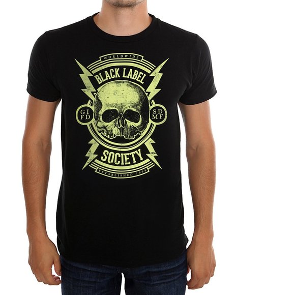 Black Label Society Lightning Bolts metal rock Official T-Shirt 3XL Last NWT - Picture 1 of 2